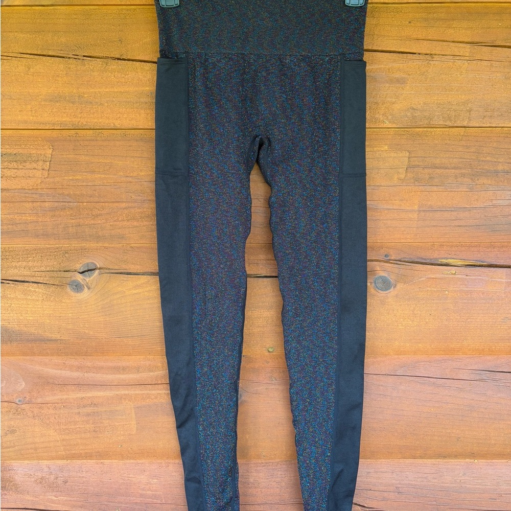 Victoria’s Secret PINK Yoga Metallic Leggings